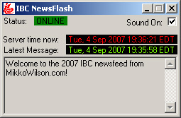 IBC NewsFlash screen-shot